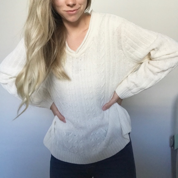 Comfy White Sweater - Picture 1 of 2